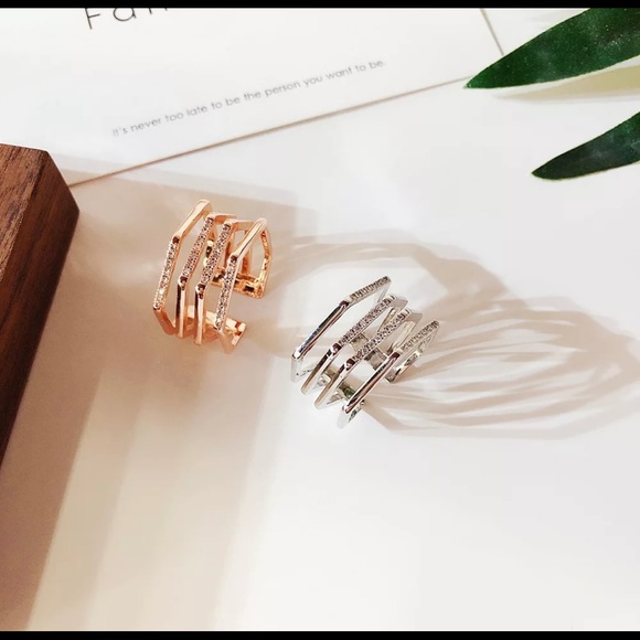 Layered ring in Silver - Picture 3 of 6